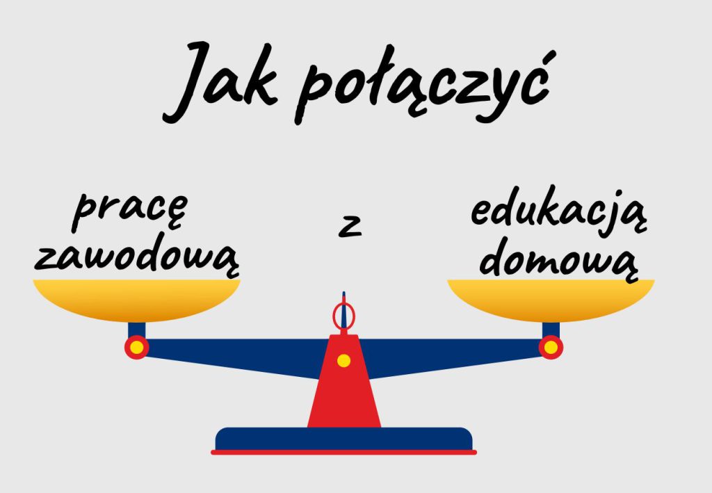 Jak połączyć pracę zawodową z edukacją domową - blog mojaedukacjadomowa.pl